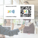 10 tags QR contactless