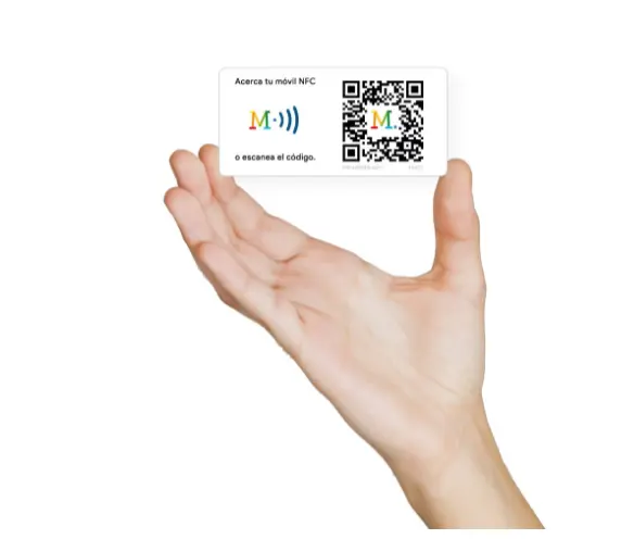 10 tags QR contactless